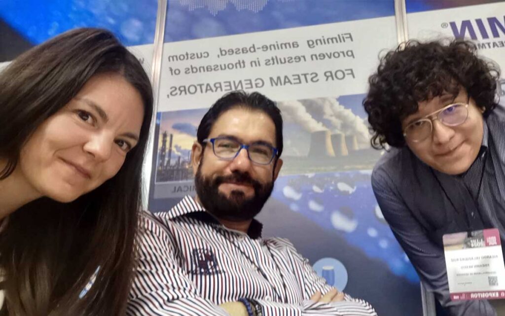 Fineamin booth at Aquatech 2024