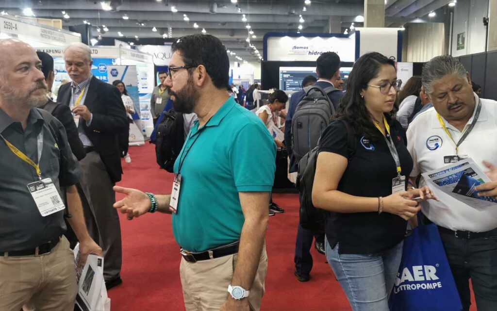 Fineamin booth at Aquatech 2024