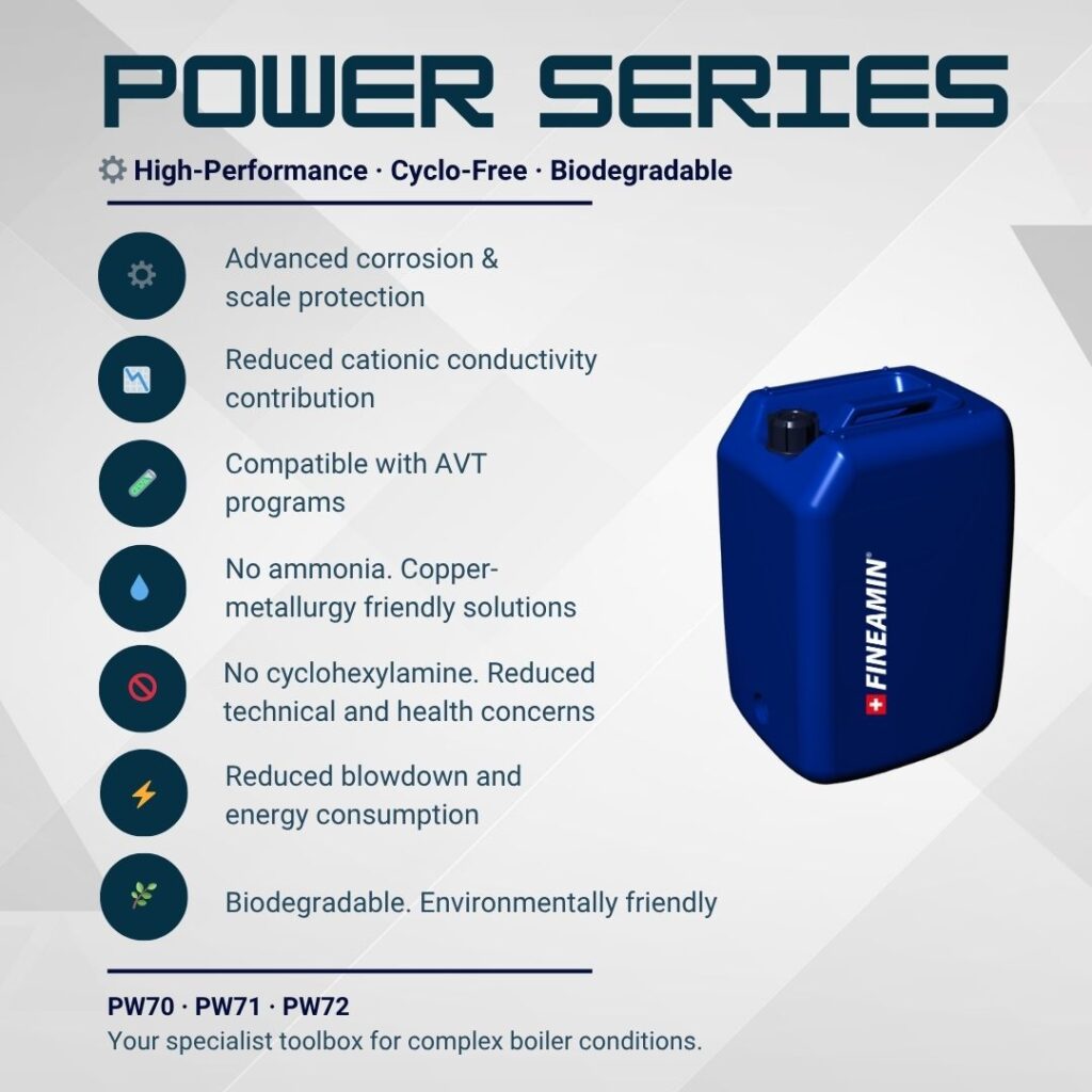 POWER SERIES - Boiler Water Treatment for Power Plants