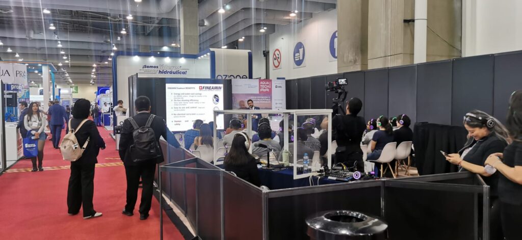 Fineamin presentation at Aquatech MExico 01