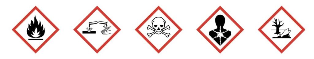 hydrazine-pictograms